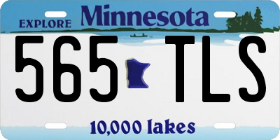 MN license plate 565TLS
