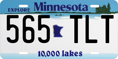 MN license plate 565TLT