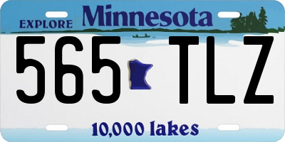 MN license plate 565TLZ