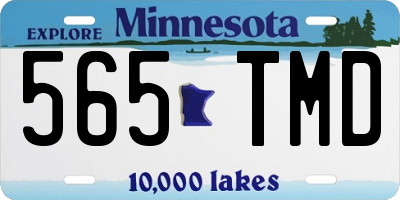 MN license plate 565TMD