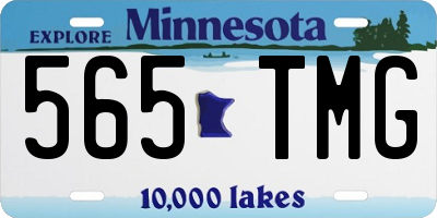 MN license plate 565TMG