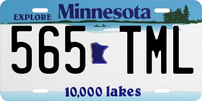 MN license plate 565TML