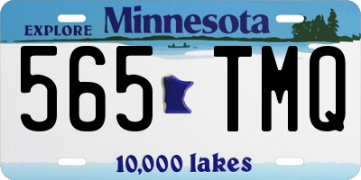 MN license plate 565TMQ