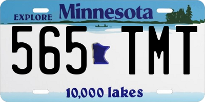 MN license plate 565TMT
