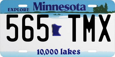 MN license plate 565TMX