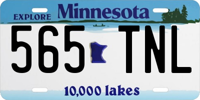 MN license plate 565TNL
