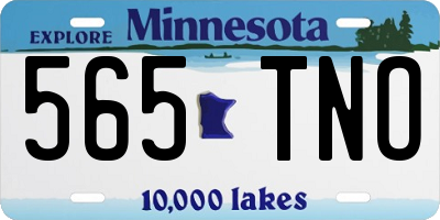 MN license plate 565TNO