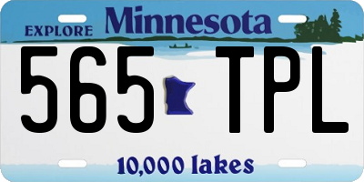 MN license plate 565TPL