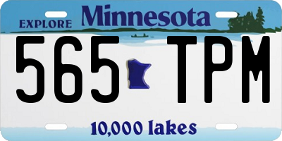 MN license plate 565TPM