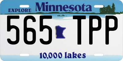MN license plate 565TPP