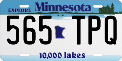 MN license plate 565TPQ
