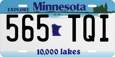 MN license plate 565TQI