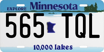MN license plate 565TQL
