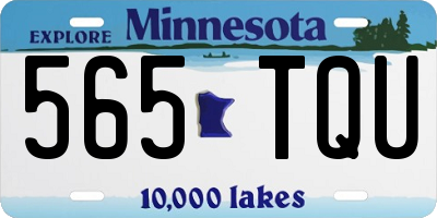 MN license plate 565TQU