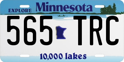 MN license plate 565TRC