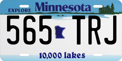 MN license plate 565TRJ
