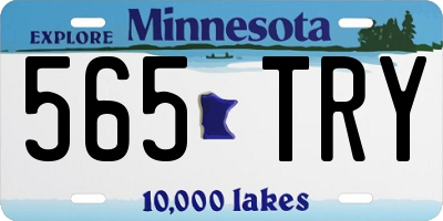 MN license plate 565TRY