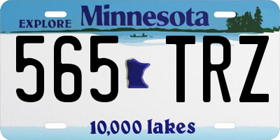 MN license plate 565TRZ