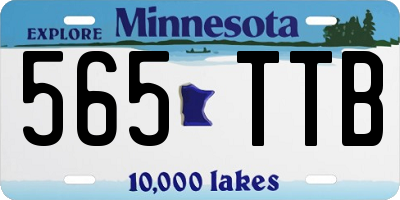 MN license plate 565TTB