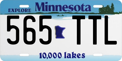 MN license plate 565TTL