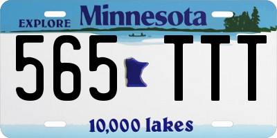 MN license plate 565TTT