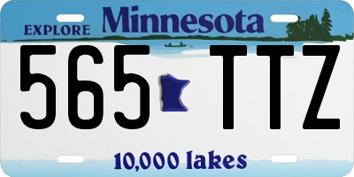 MN license plate 565TTZ