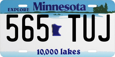 MN license plate 565TUJ