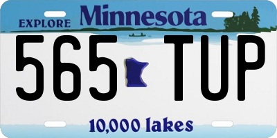 MN license plate 565TUP