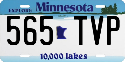 MN license plate 565TVP