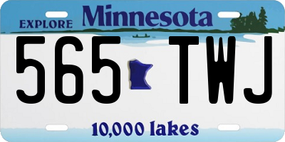 MN license plate 565TWJ