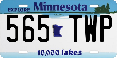 MN license plate 565TWP