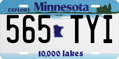 MN license plate 565TYI