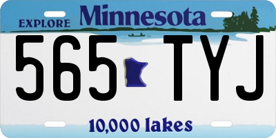 MN license plate 565TYJ