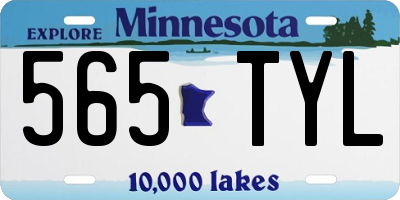 MN license plate 565TYL