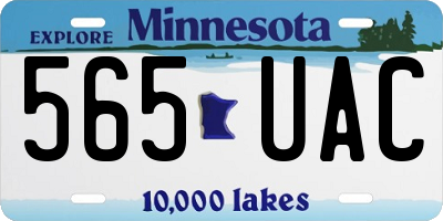 MN license plate 565UAC