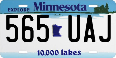 MN license plate 565UAJ