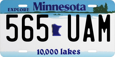 MN license plate 565UAM