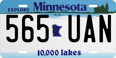 MN license plate 565UAN