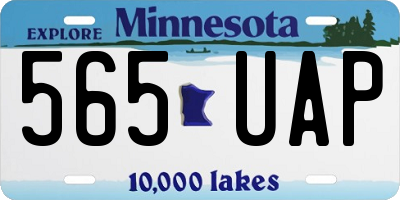 MN license plate 565UAP