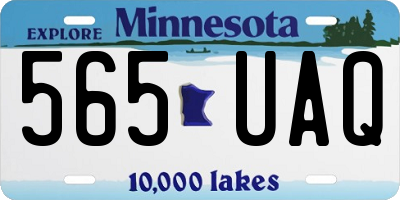 MN license plate 565UAQ