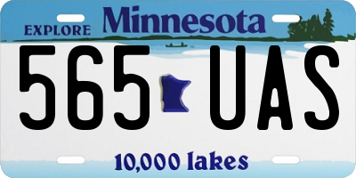 MN license plate 565UAS