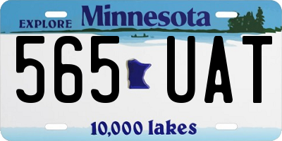 MN license plate 565UAT