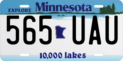 MN license plate 565UAU