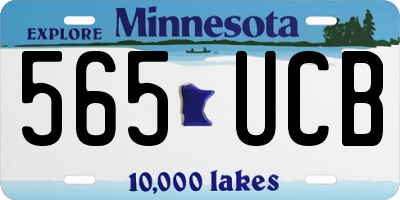 MN license plate 565UCB
