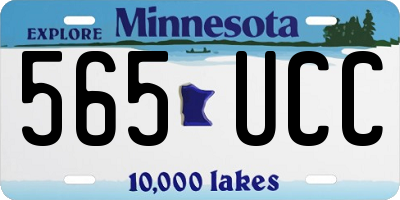 MN license plate 565UCC
