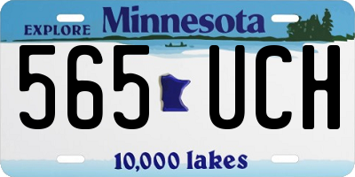 MN license plate 565UCH