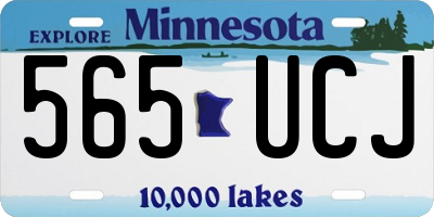 MN license plate 565UCJ