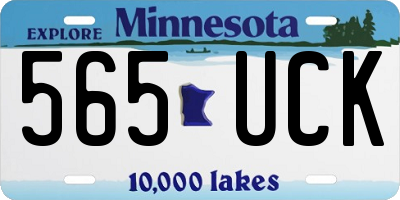 MN license plate 565UCK