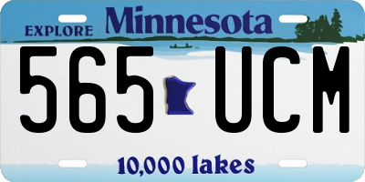 MN license plate 565UCM