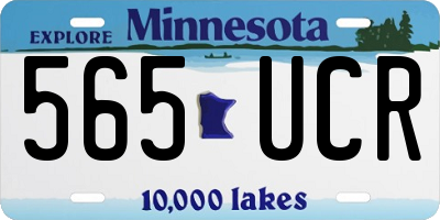 MN license plate 565UCR